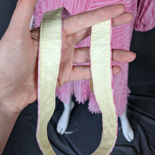 1970s Pink Pleated Swirl Dress | Fink Modell | M