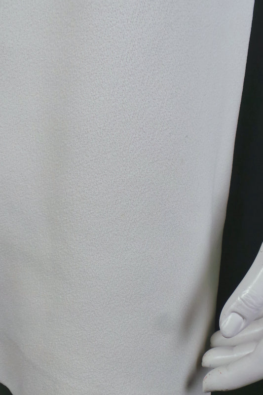 1960s White 'Cold Shoulder' Mini Dress | Polly Peck | S