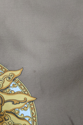 1980s Tan Celestial Charm Large Scarf