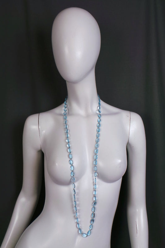 1980s Bright Coloured Long Bead Vintage Necklace