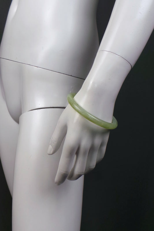 1960s Faux Jade Plastic Bangle