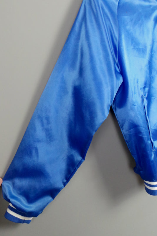 1980s Blue American Trucker Bomber | XL