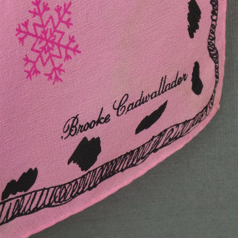 1950s Rare Christmas Poodles Silk Scarf | Brooke Cadwallader