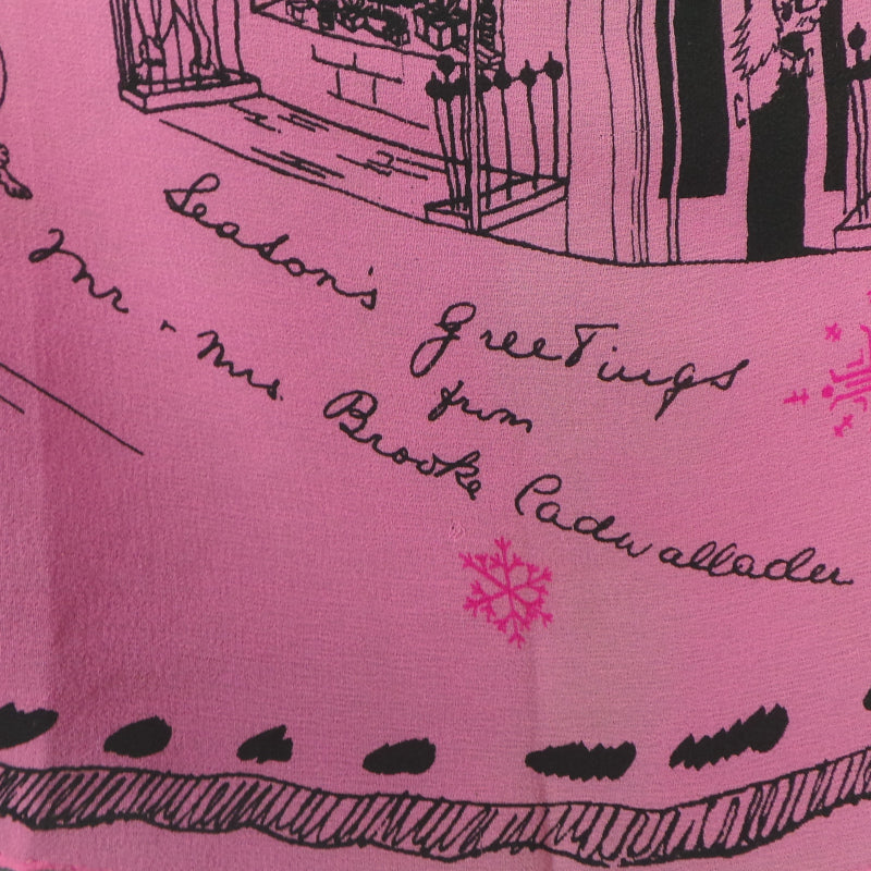 1950s Rare Christmas Poodles Silk Scarf | Brooke Cadwallader