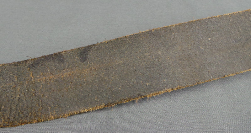 1960s Coca-Cola Brass Tiffany Art Nouveau Leather Belt | XL