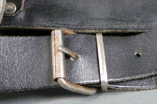 1970s Black Leather Satchel