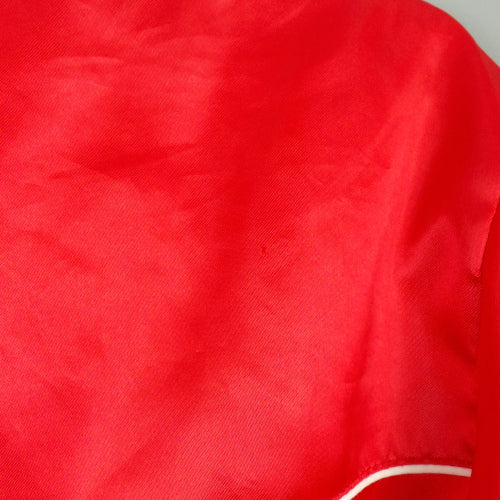 1980s Red Canadian Rodeo Bomber Jacket | 2XL