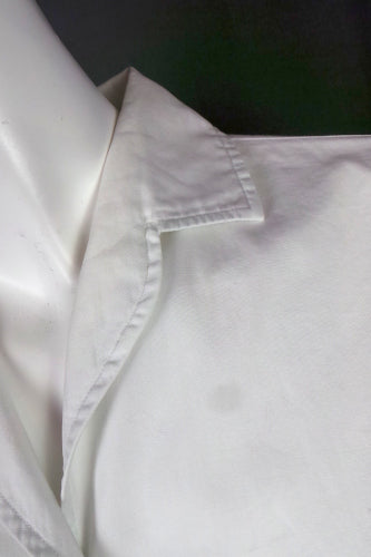 1950s White Customised Bowling Shirt, 'Victors 610', 40in Bust