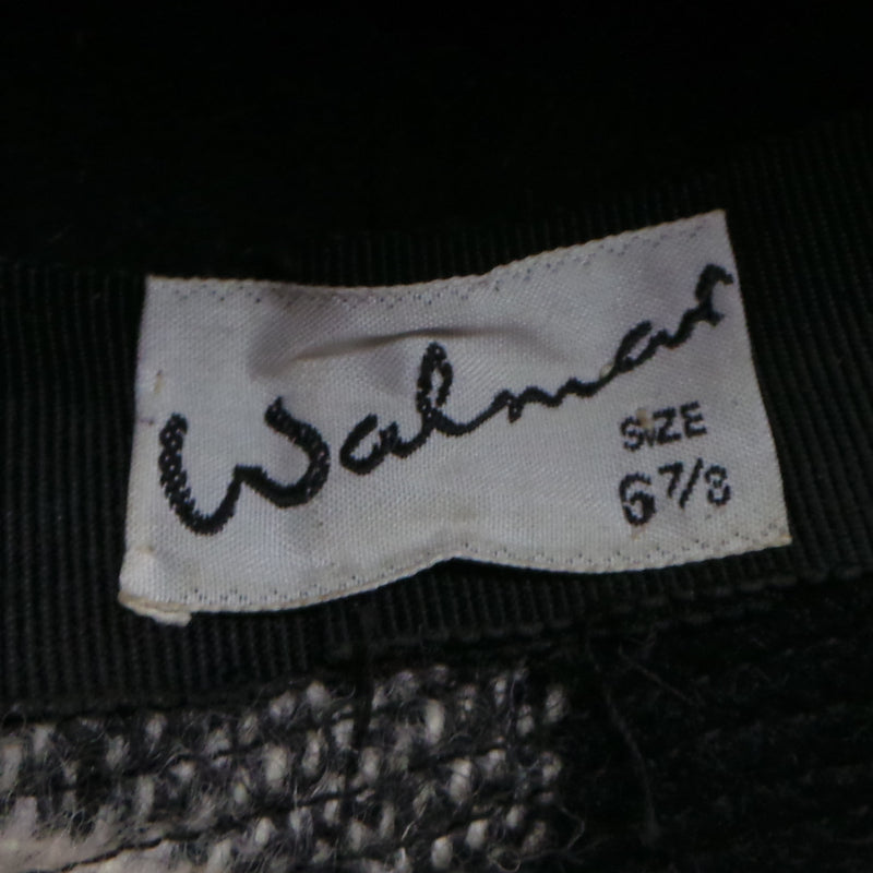 1960s Black & White Check Hat | Walmar