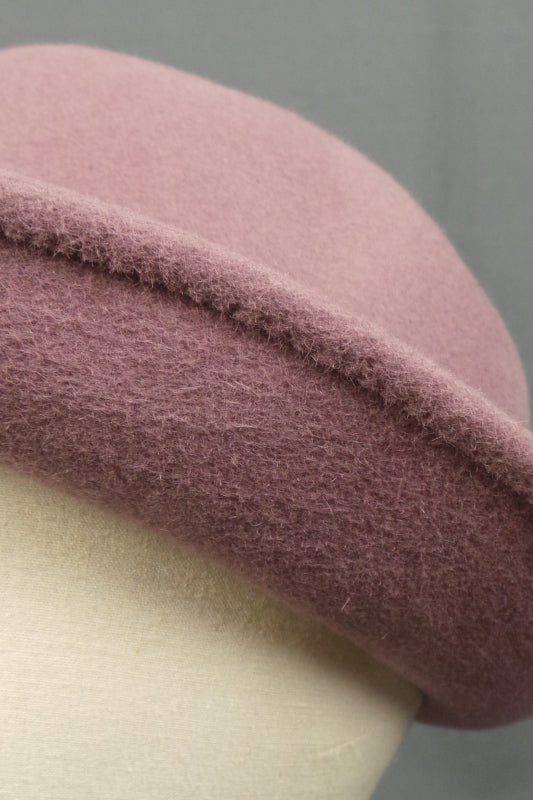 1960s Dusky Pink Trilby Hat