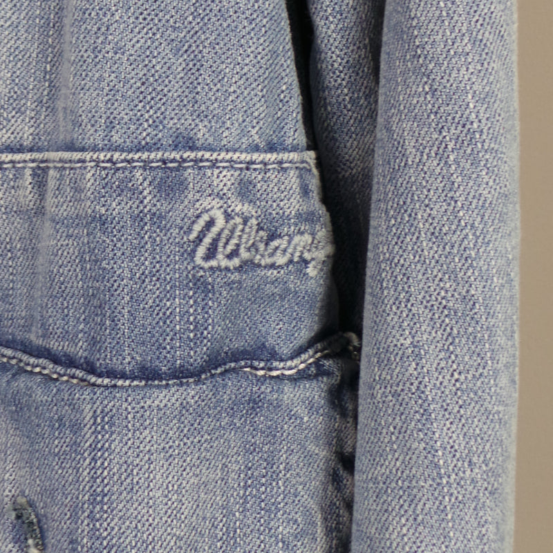 Wrangler Light Blue Denim Chore Jacket | M