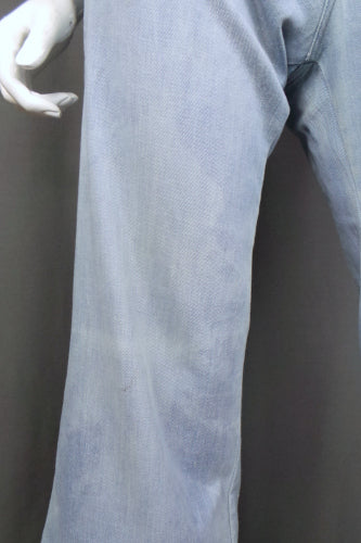 1960s Brutus Bleached Denim Flares| S