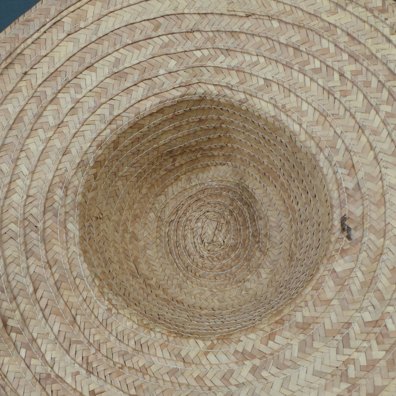 1970s Natural Woven Straw Hat