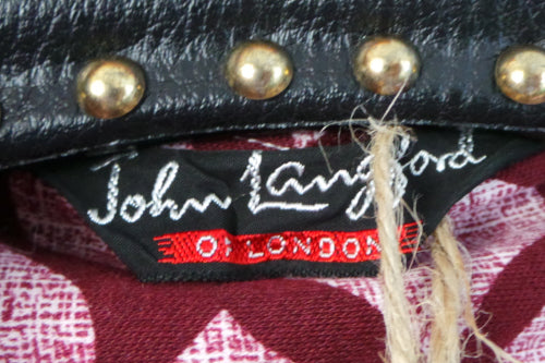 1960s Burgundy Beagle Ear Shirt | John Langford | S