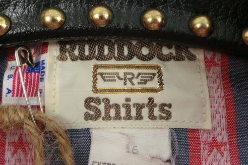 1980s Stars and Stripes Western Shirt | Ruddock | 3XL