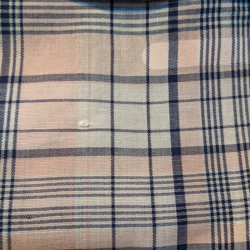 1970s Light Pink Check Shirt Dress | Lauren Originals | L