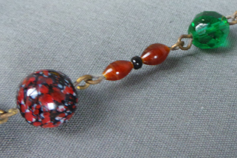 1980s Citrus Beaded Jewellery Set