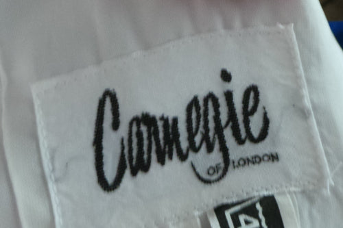 1960s Purple White Polka Dot & Daisy Dress | Carnegie | L