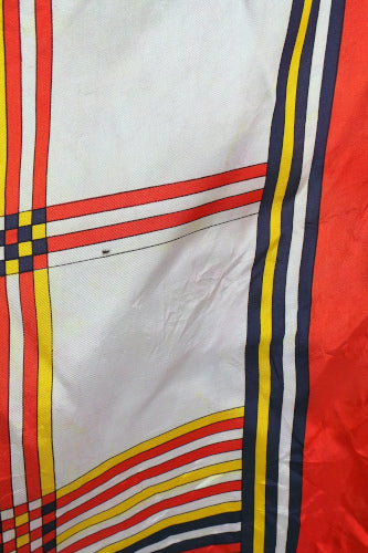1970s Red, Purple and Yellow Scarf