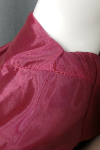 1970s Merlot Faux Suede Mod Coat | M