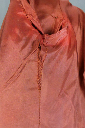1960s Tan Suede Leather Belted Jacket | XL