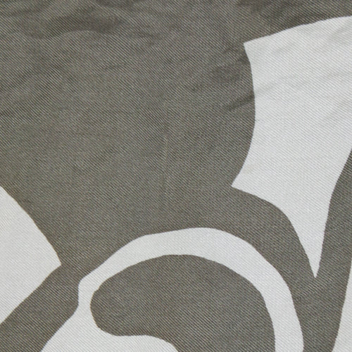 1970s Red, White and Grey Simple Silk Scarf | La Rou