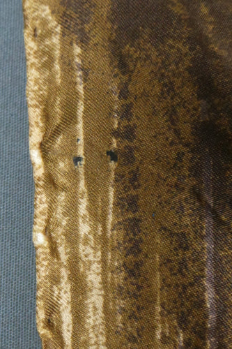 1950s Green and Brown Print Silk Scarf | Jacqmar