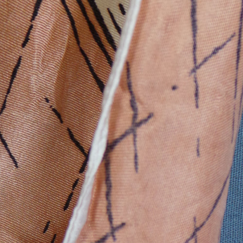 1960s Brown and Cream Diamond Print Scarf | St Michael