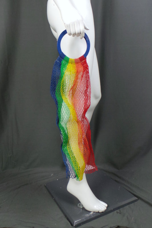 1960s Rainbow Stripe Tote Bag