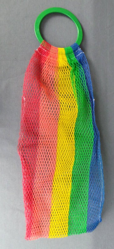 1960s Rainbow Stripe Tote Bag