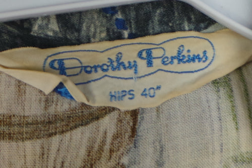 1950s Blue Sailing Pirate Print Dress | Dorothy Perkins | L