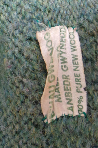 1950s Green Welsh Wool Jumper | 3XL
