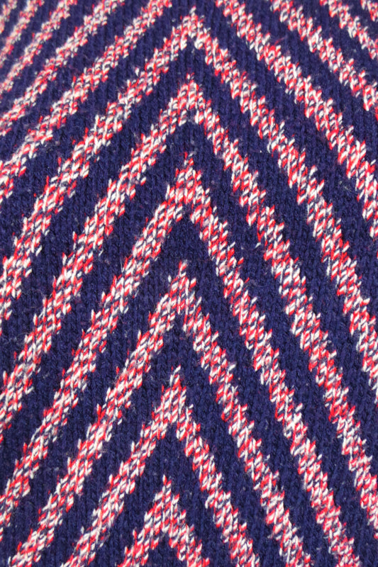 1980s Red & Navy Stripe Tank Vest | XL