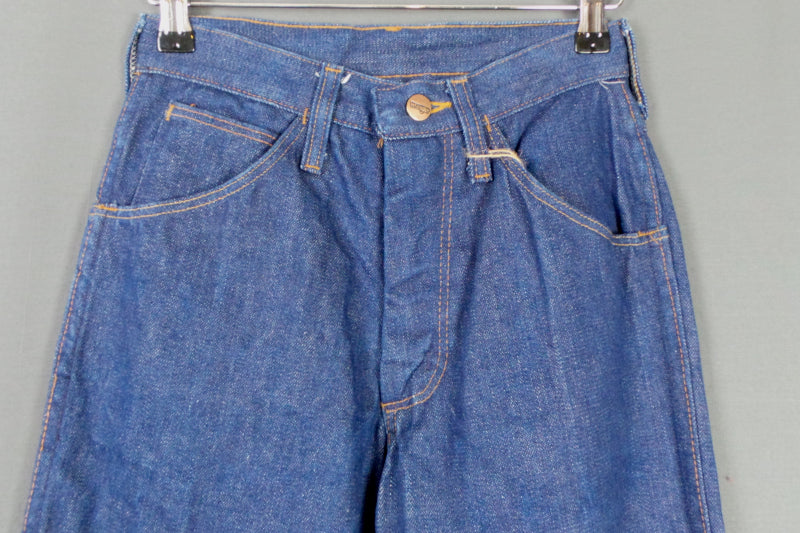 1970s Wrangler Blue Bell Denim Flares | 2XS