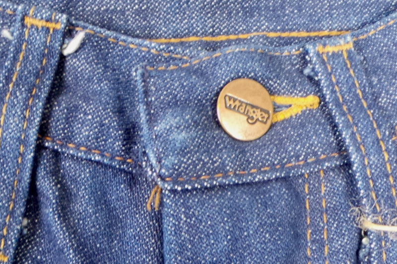 1970s Wrangler Blue Bell Denim Flares | 2XS