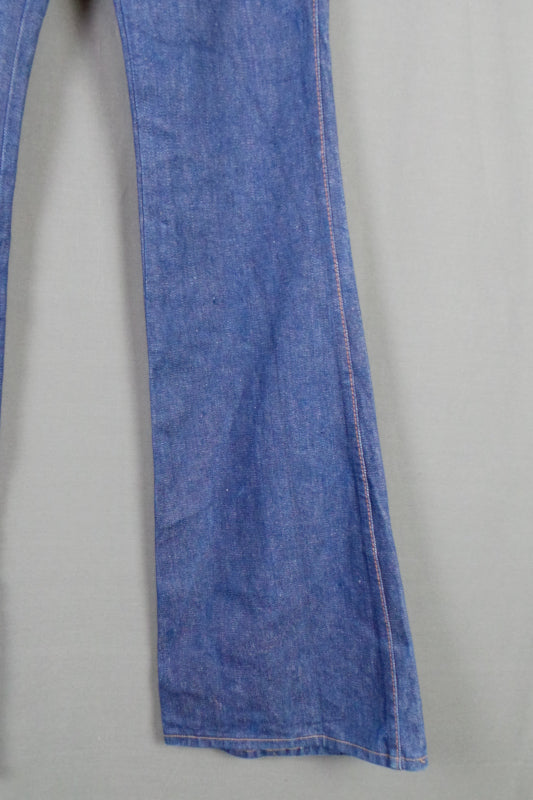 1970s Wrangler Blue Bell Denim Flares | 2XS