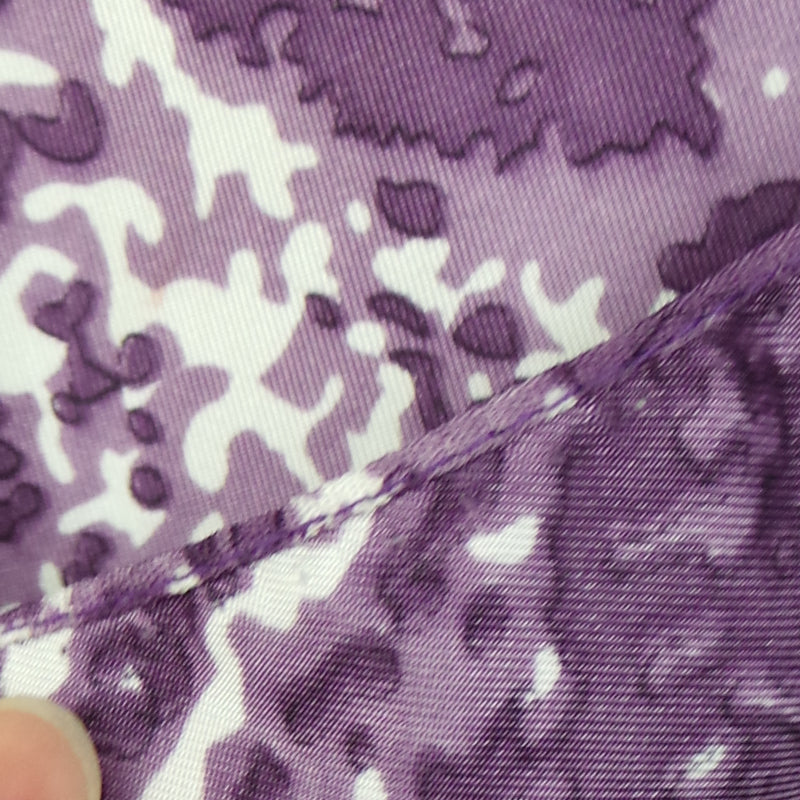 1980s Purple Pocket Square