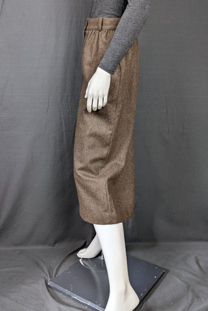 1970s Light Brown Wool Culottes | Georges Rechs | S