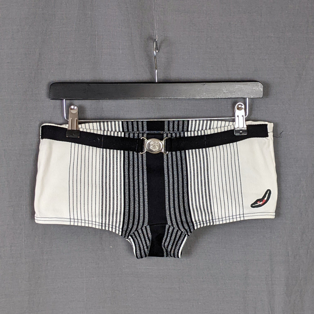 1960s Black White Vintage Swim Trunks | Jantzen