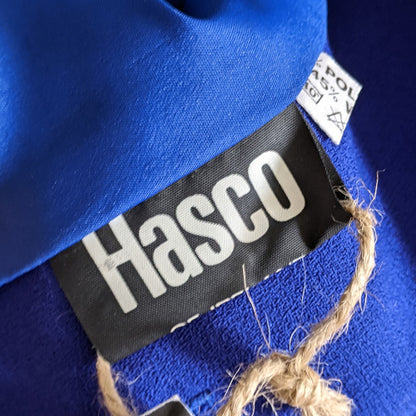 1980s Cobalt Blue Trouser Suit | Hasco | XS