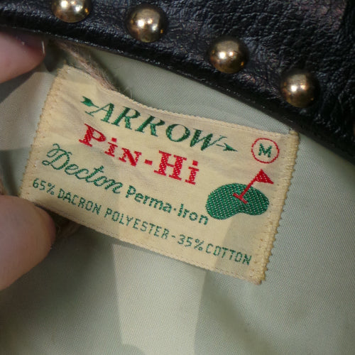 1950s 'Pin Hi' Sage Green Golfing Jacket | Arrow | 2XL