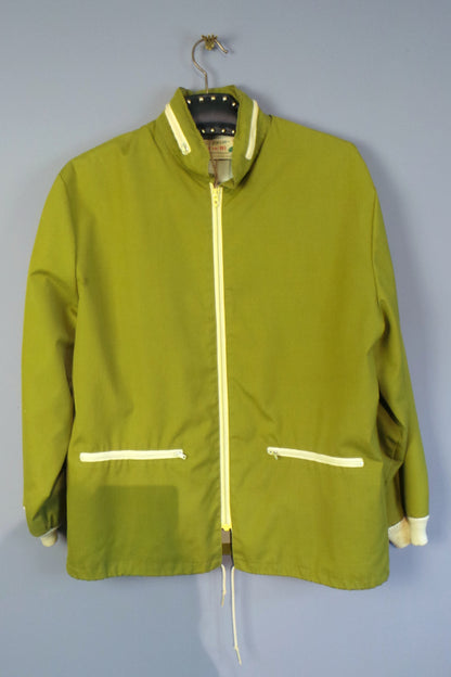 1950s 'Pin Hi' Sage Green Golfing Jacket | Arrow | 2XL