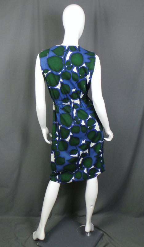 1960s Purple and Green Wiggle Dress | Elita | L