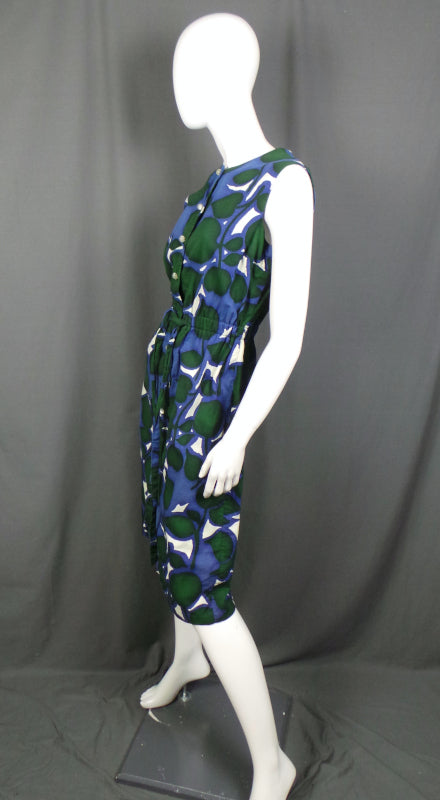 1960s Purple and Green Wiggle Dress | Elita | L