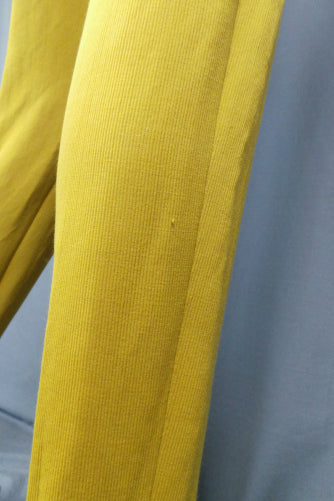 1960s Chartreuse Stirrup Trousers | Jaeger | XS