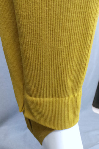 1960s Chartreuse Stirrup Trousers | Jaeger | XS