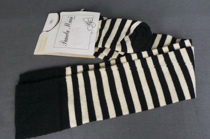 1980s Deadstock Striped Vintage Knee Socks | Pamela Mann