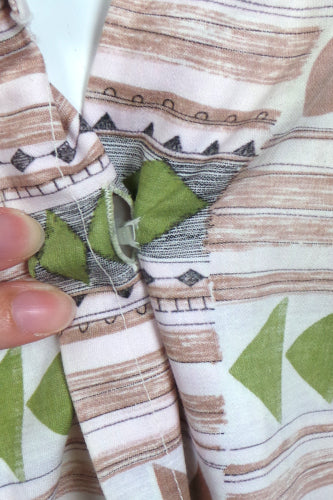 1950s Geometric Shirt Dress | St Michael | S