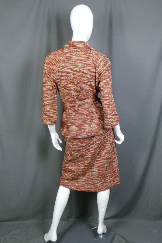 1970s Rust Boucle Co-Ord | M