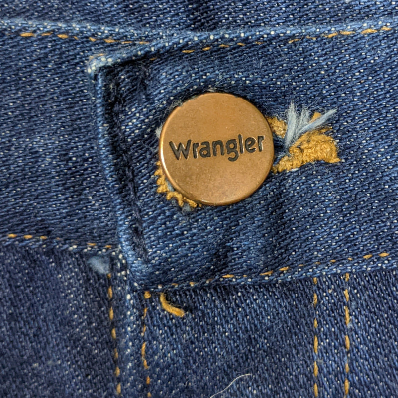 1960s Deadstock Cowboy Dark Denim Jeans | Wrangler | 2XS